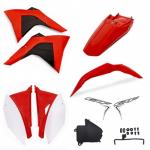 Kit Plástico CRF 230 Premium AMX Vermelho Branco