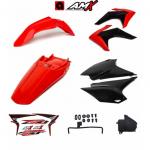 Kit Plástico CRF 230 AMX Vermelho Com Preto