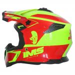 Capacete IMS Sprint Vermelho Flúor