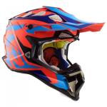 Capacete LS2 MX470 Subverter Azul Laranja