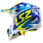 Capacete LS2 MX470 Subverter Azul Flúor 