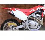Ponteira e Curva De Escape CRF250F Foco Racing Azul