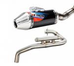 Ponteira e Curva De Escape CRF250F Foco Racing Preto