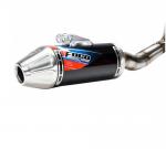 Ponteira e Curva De Escape CRF250F Foco Racing Preto