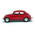 Miniatura Carro Volkswagen Fusca Vermelho 1:24 - Maisto 