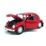 Miniatura Carro Volkswagen Fusca Vermelho 1:24 - Maisto 