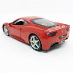 Miniatura Carro Ferrari 458 Italia Race e Play Vermelho 1:24 - Burago