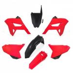 Kit Plástico Biker R1de Honda CRF 230 Preto/Vermelho