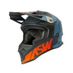 Capacete ASW FUSION 2.0 SEECKER Azul/Laranja