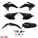 Kit Plástico CRF230 Preto/Preto Avtec