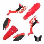 Kit Plástico CRF250F Evo Biker Vermelho/Preto