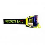 Óculos Moto Rider Trilha Enduro MT-6 Neon/Azul