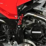 Protetor de Quadro Defender CRF250F Amx Preto/Vermelho