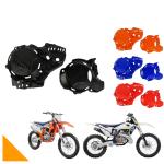 Protetor Tampas Laterais Do Motor 2t Ktm/husq/gasgas Amx Preto