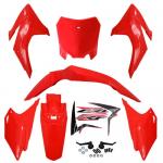 Kit Plástico Avtec CRF 230 Honda Com Number e Adesivo - Modelo 2015