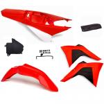 Kit Plástico CRF 230 AMX Design CRF 450 Vermelho/Branco