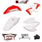 Kit Plástico CRF 230 AMX Vermelho Com Branco