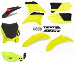 Kit Plástico TTR 230 Completo Amarelo Neon Sólido AMX