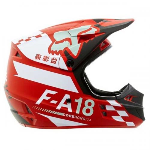 Capacete Fox V1 Sayak Vermelho