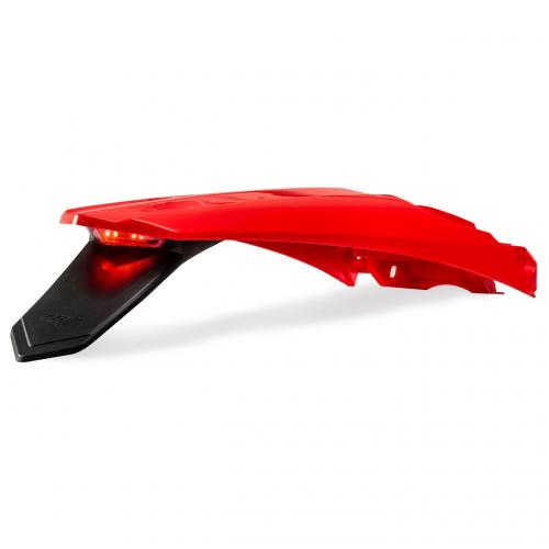 Paralama Traseiro CRF 250F Com Rabeta Led AMX - Vermelho