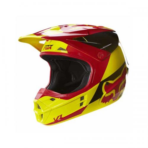 Capacete Fox V1 Mako - Amarelo