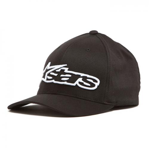 Boné Blaze Flexfit Hat Alpinestars Preto Branco