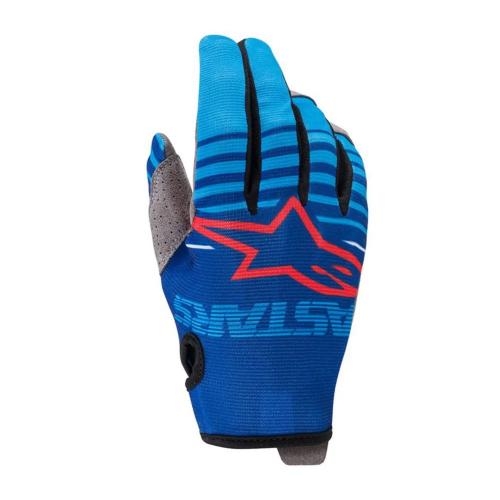 Luva Alpinestars Radar 2020 Azul/Verde Água