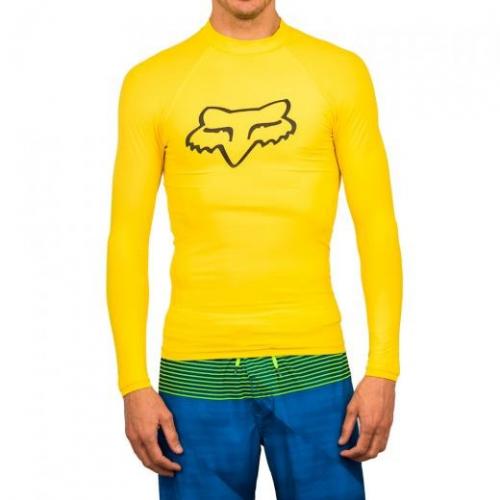 Camiseta Fox Legacy Rashguard Amarela
