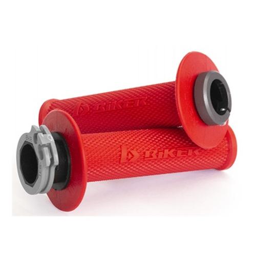 Manopla Lock-On CRF 230 Biker Vermelho