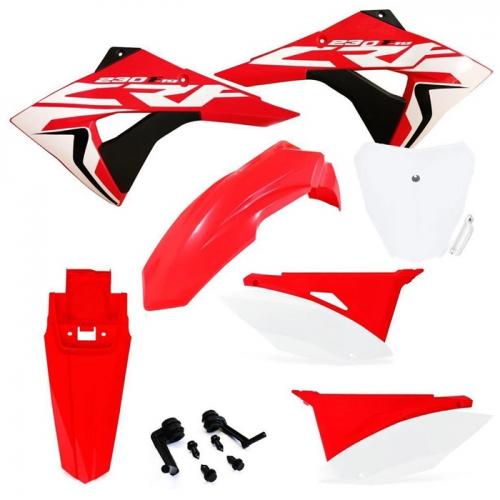 Kit Plastico Next CRF 230 Biker Vermelho/Branco