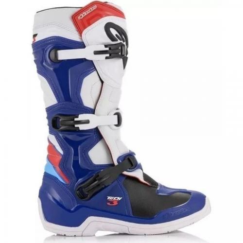 Bota Alpinestars Tech 3 Azul/ Branco