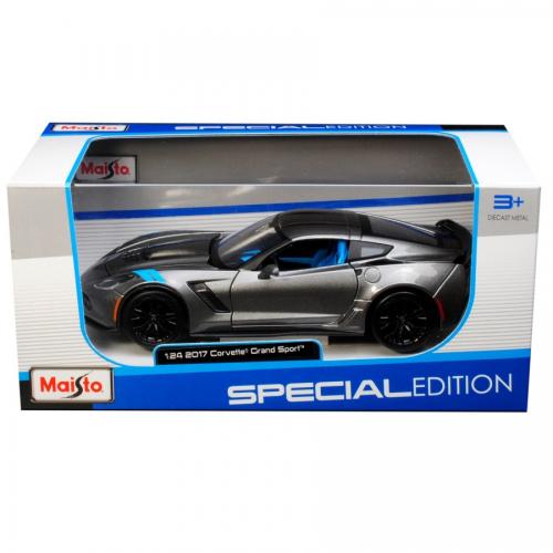 Miniatura Corvette Grand Sport 1:24 Special Edition 2017-Maisto -Ci