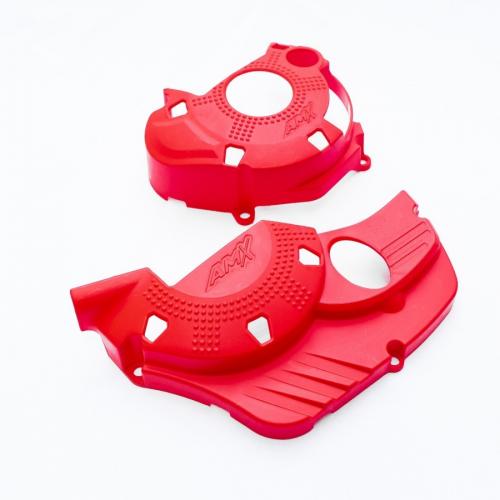 Protetor de Motor Lateral CRF250F AMX-Vermelho