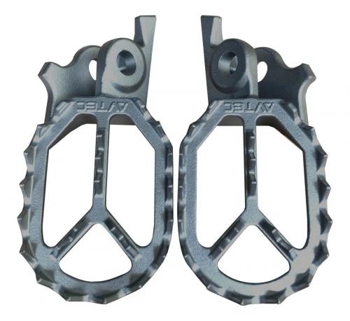 Pedaleira Kawasaki KXF250/450 Inox Avtec  