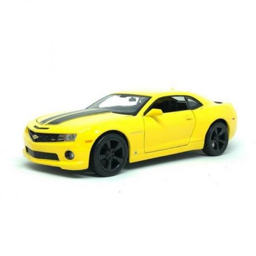 Miniatura Carro Chevrolet Camaro SS RS (2010) Amarelo 1:24 - Maisto