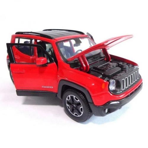 Miniatura Jeep Renegade Vermelho 1:24 - Maisto 