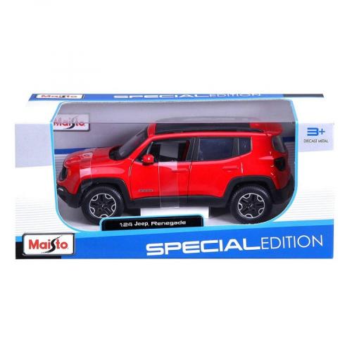 Miniatura Jeep Renegade Vermelho 1:24 - Maisto 