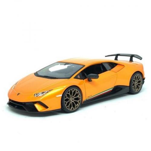 Miniatura Carro Lamborghini Huracán Performante Laranja 1:24 - Burago 