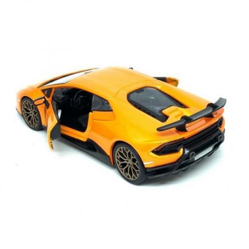 Miniatura Carro Lamborghini Huracán Performante Laranja 1:24 - Burago 