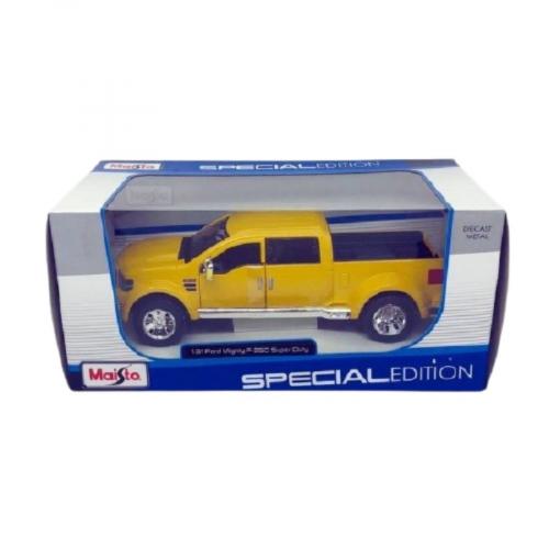 Miniatura Picape Ford Mighty F-350 Amarelo 1:31 - Maisto