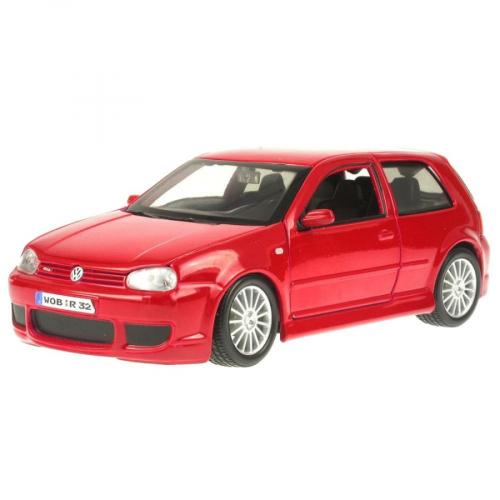 Miniatura Carro Volkswagen Golf R32 Vermelho 1:24 - Maisto 