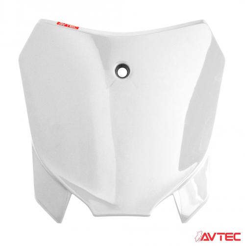 Number Plate Frontal Avtec Branco