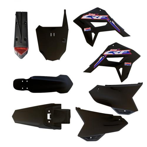 Kit Plástico CRF230F F21 AMX Completo Preto