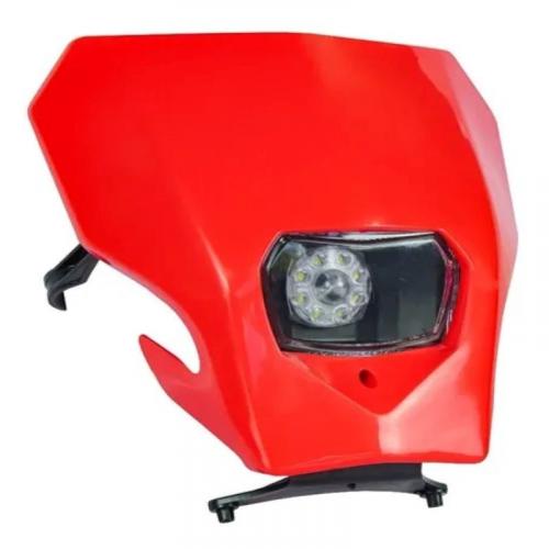Farol Crf230f / Crf250f AMX Completo Vermelho