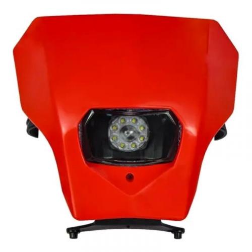 Farol Crf230f / Crf250f AMX Completo Vermelho