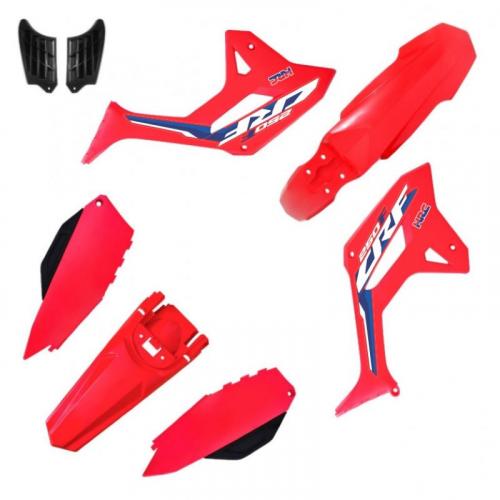 Kit Plástico CRF250F R1DE Honda Biker Vermelho