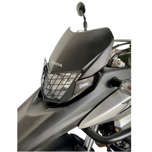 Protetor De Farol Grade Honda Xre 300 Aço Proteção GBS