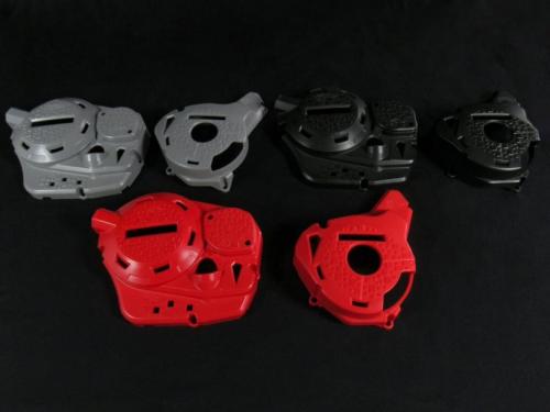 Protetor Tampas Laterais Do Motor Defender CRF250F Amx Vermelho