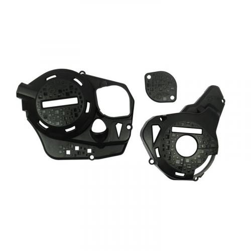 Protetor Tampas Laterais Do Motor Defender CRF250F Amx Preto