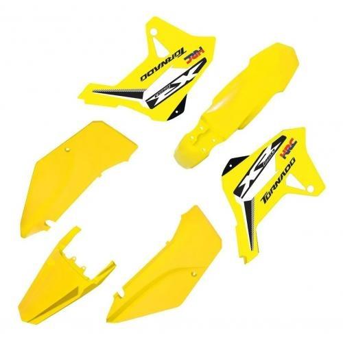 Kit Plástico R1DE XR250 Tornado Biker Amarelo